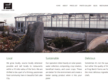 Tablet Screenshot of frogbenchfarms.com